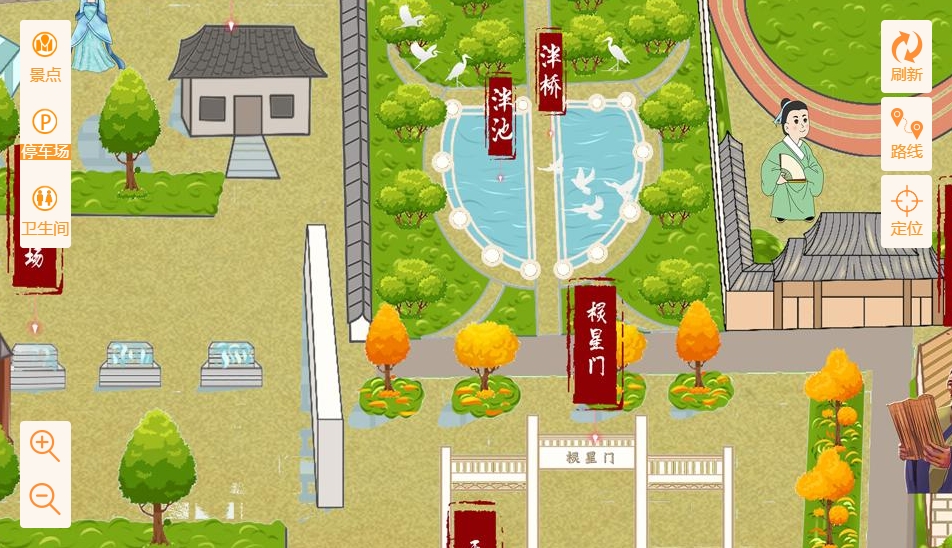 庄浪手绘地图景区语音讲解导览系统：智慧景区建设的基石